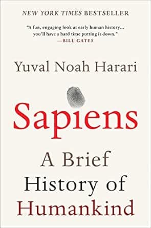 Capa do livro Sapiens: A Brief History of Humankind